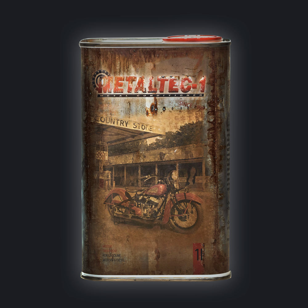 Retro kondicionér kovů Metaltec 1L pro ochranu kovů, 25 let na trhu.
